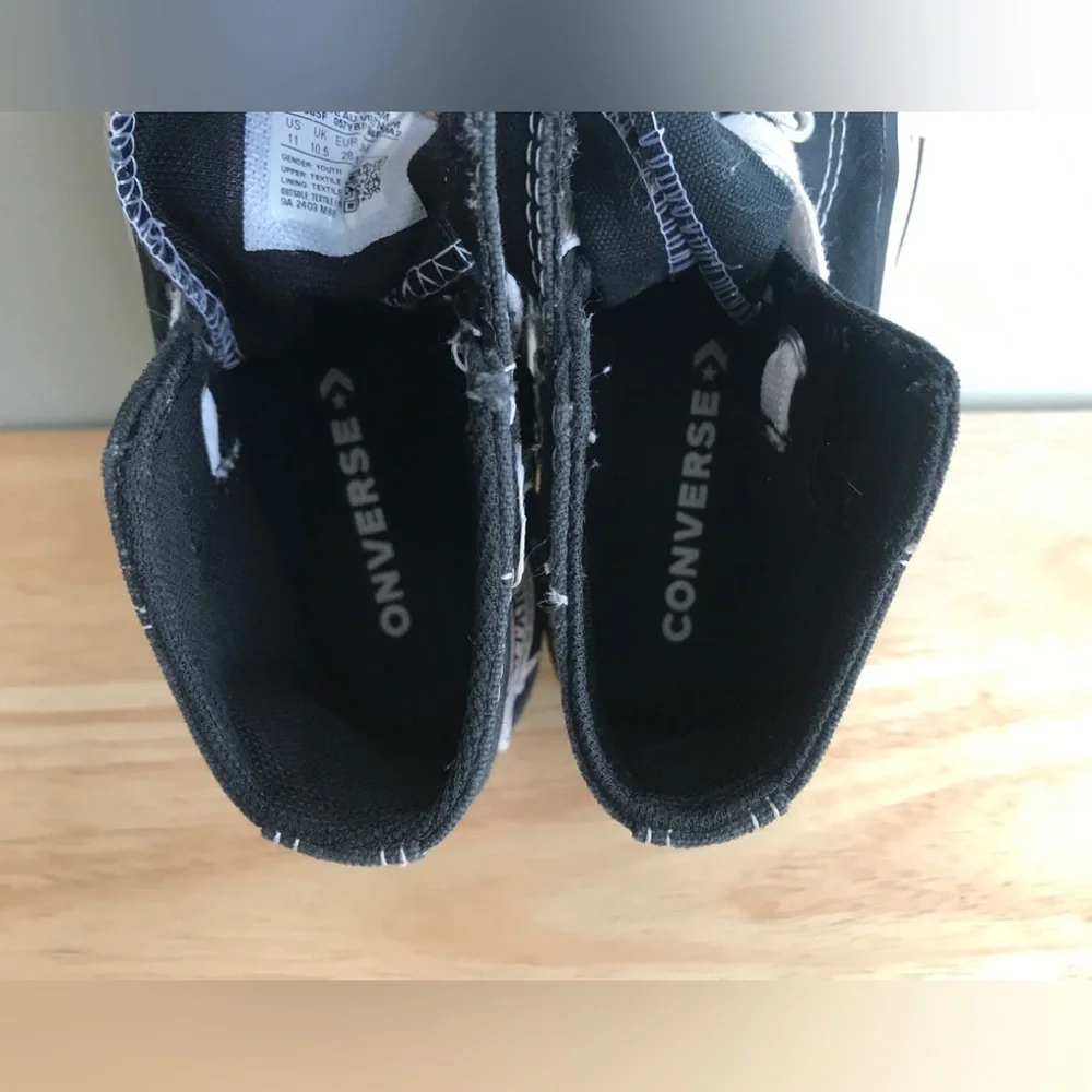 Converse Kids Chunck Taylor All Star Eyes Easy-On Hi Size: US 11 EUR 28 CM 17